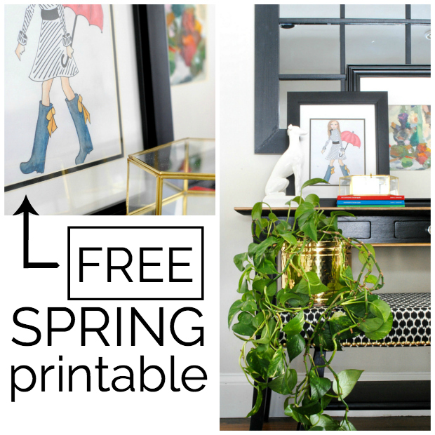 Free spring printable from The Chronicles of Home