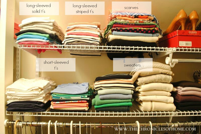 Closet Organization Without a Dime The Chronicles Home