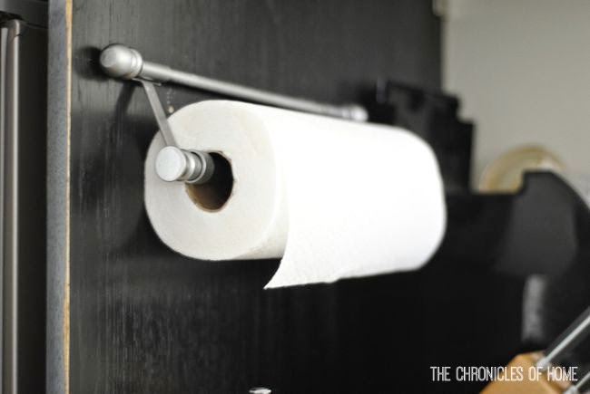 DIY Wall-Mounted Paper Towel Holder - The Chronicles of Home