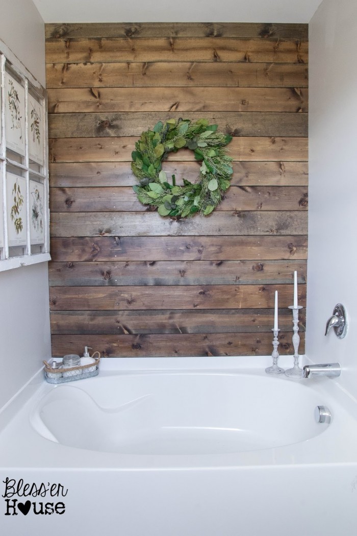 Planked Master Bathroom