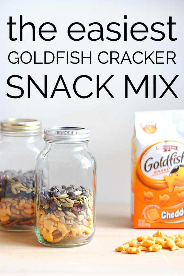 easy goldfish cracker snack mix