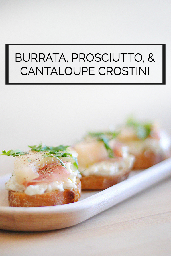 burrata prosciutto canteloupe crostini2