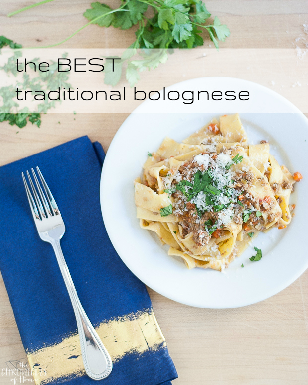 The absolute best, most spectacularly delicious traditional bolognese sauce you've ever had!