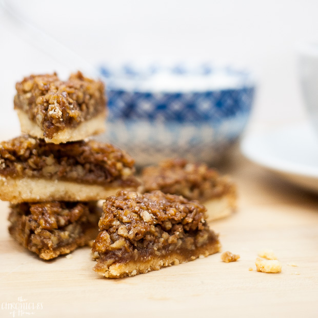 The best pecan squares - rich, buttery, delicious, and a cinch to make!