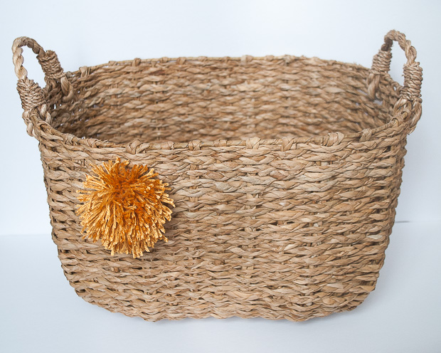 DIY pom pom basket-2