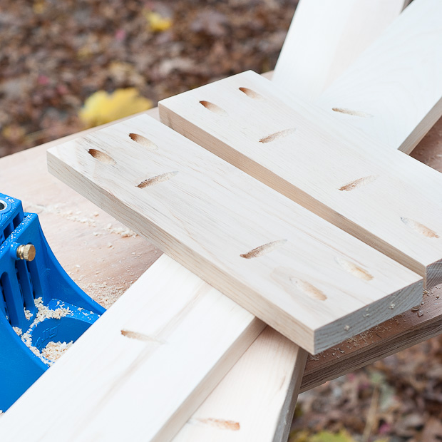 DIY upholstered dining bench-5