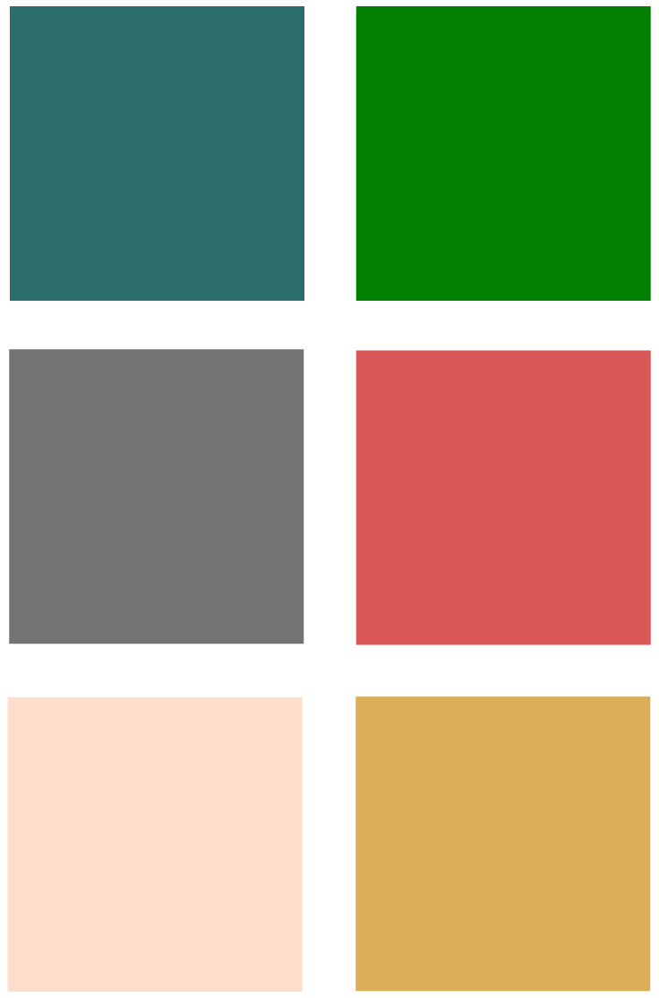 Cheerful Bedroom Color Palette