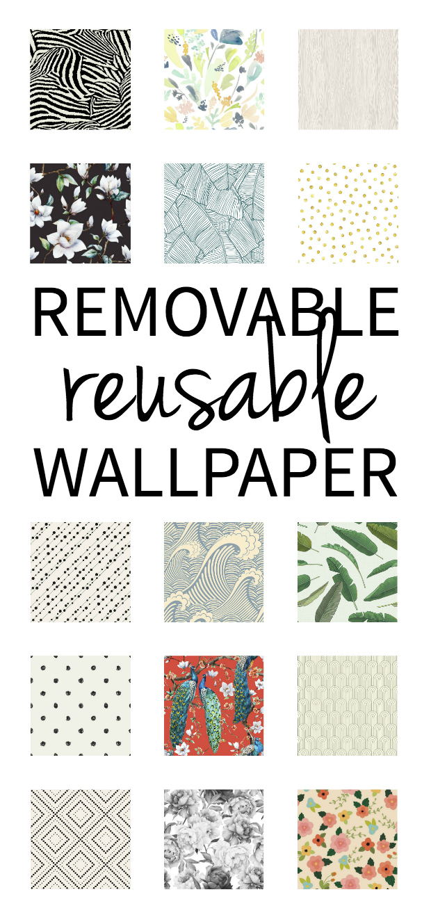 Removable wallpaper that can be reused again and again!