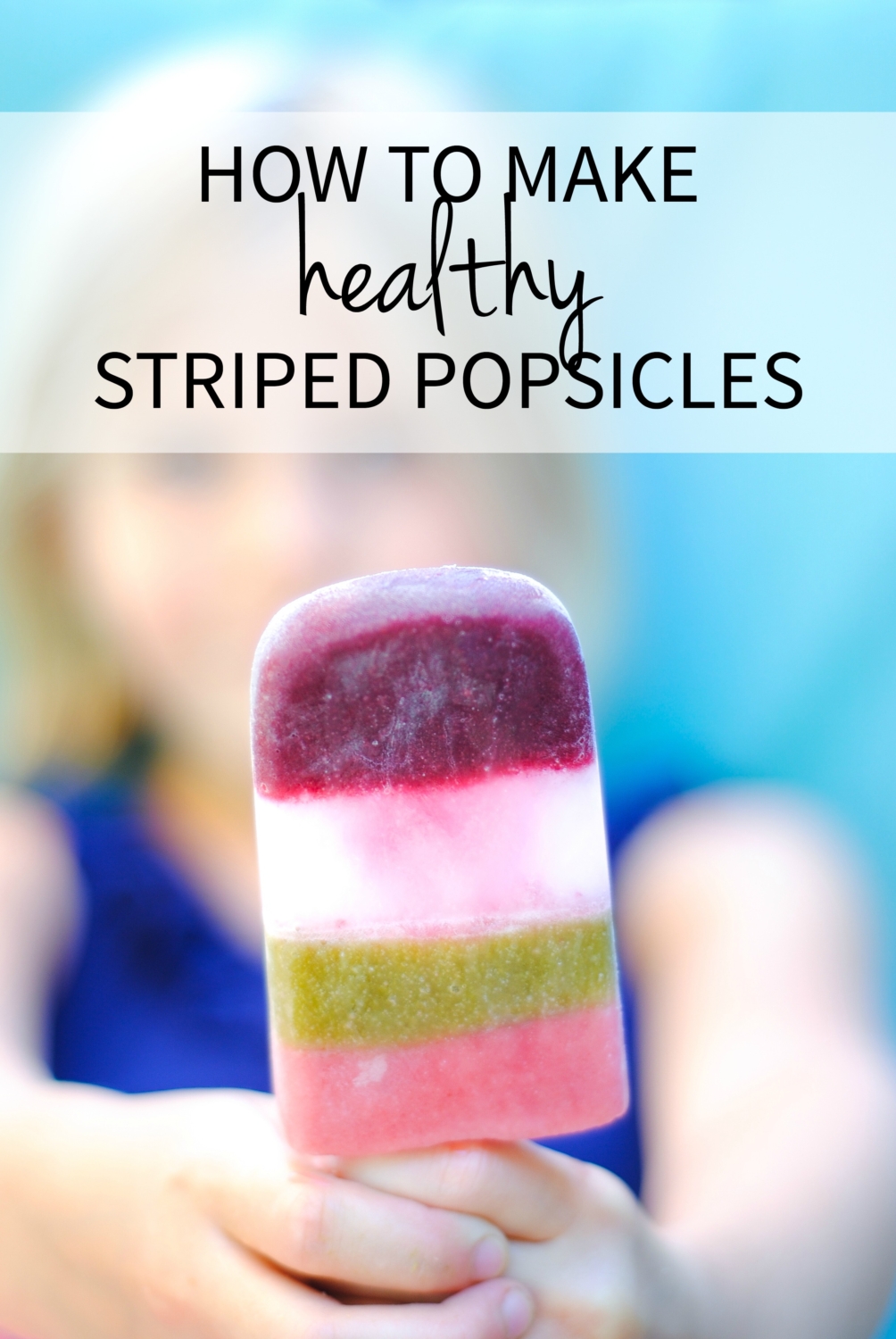 A healthy popsicle recipe that you could even give your kids for breakfast!