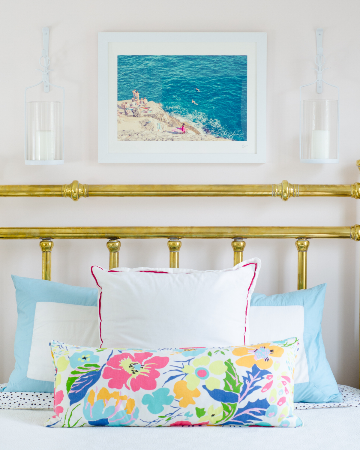 girl bedroom turquoise pink aqua navy-3-2