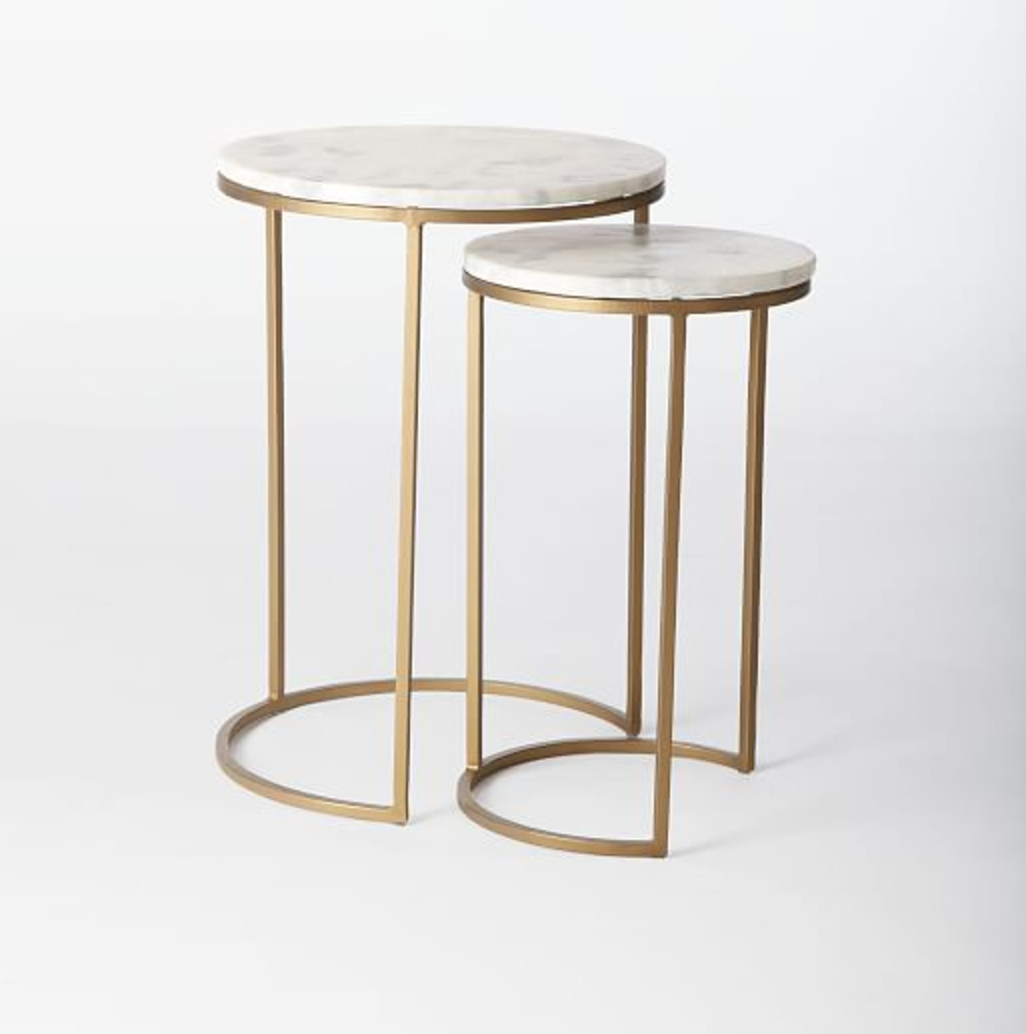 Marble nesting tables