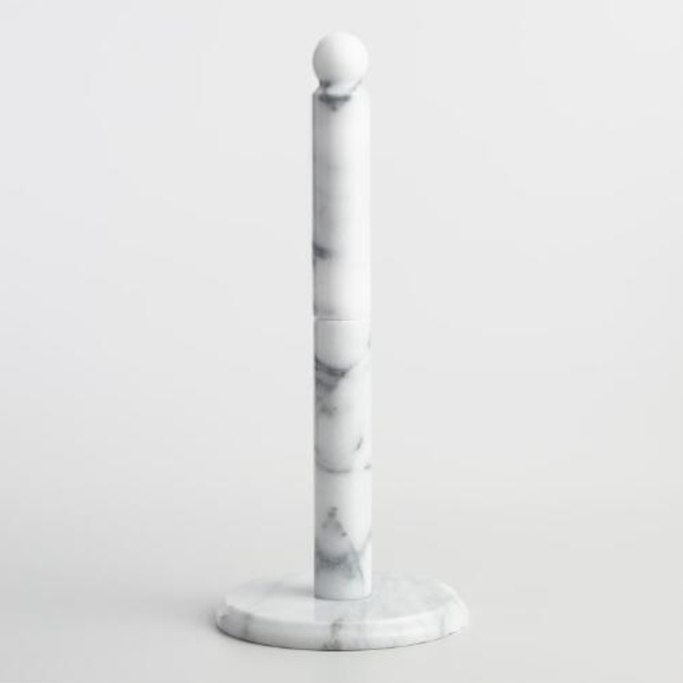 Marble paper towel holder