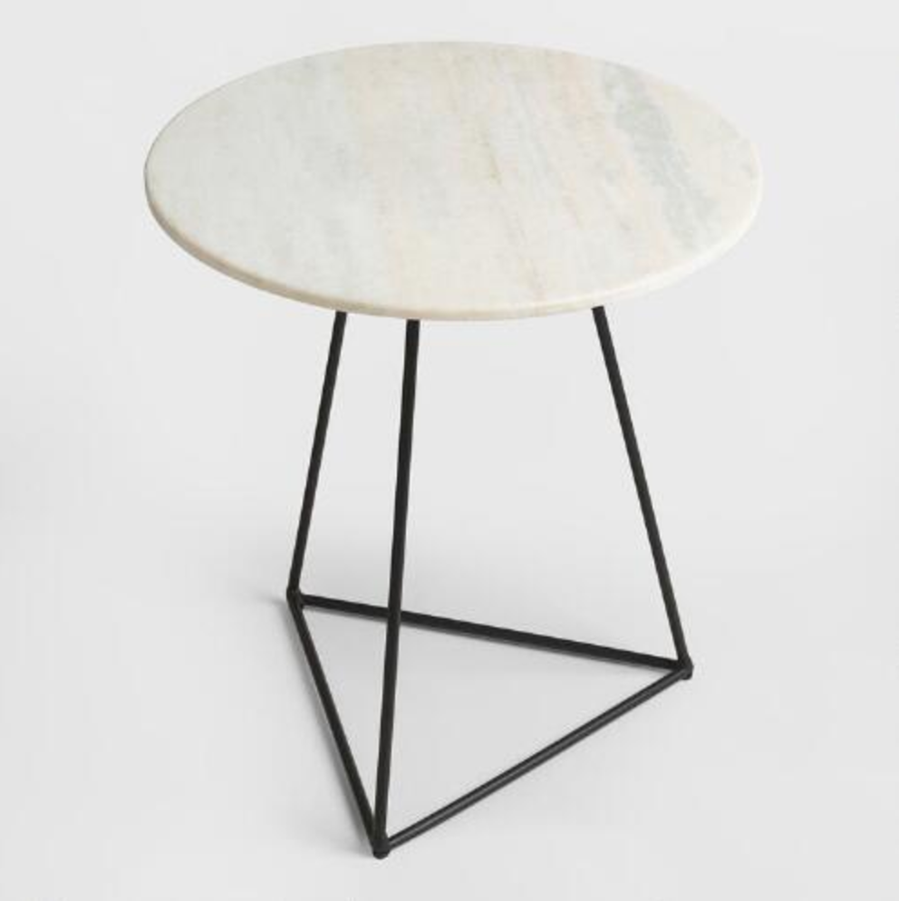 Marble side table