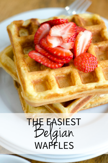 The BEST Easy Belgian Waffle Recipe - The Chronicles of Home