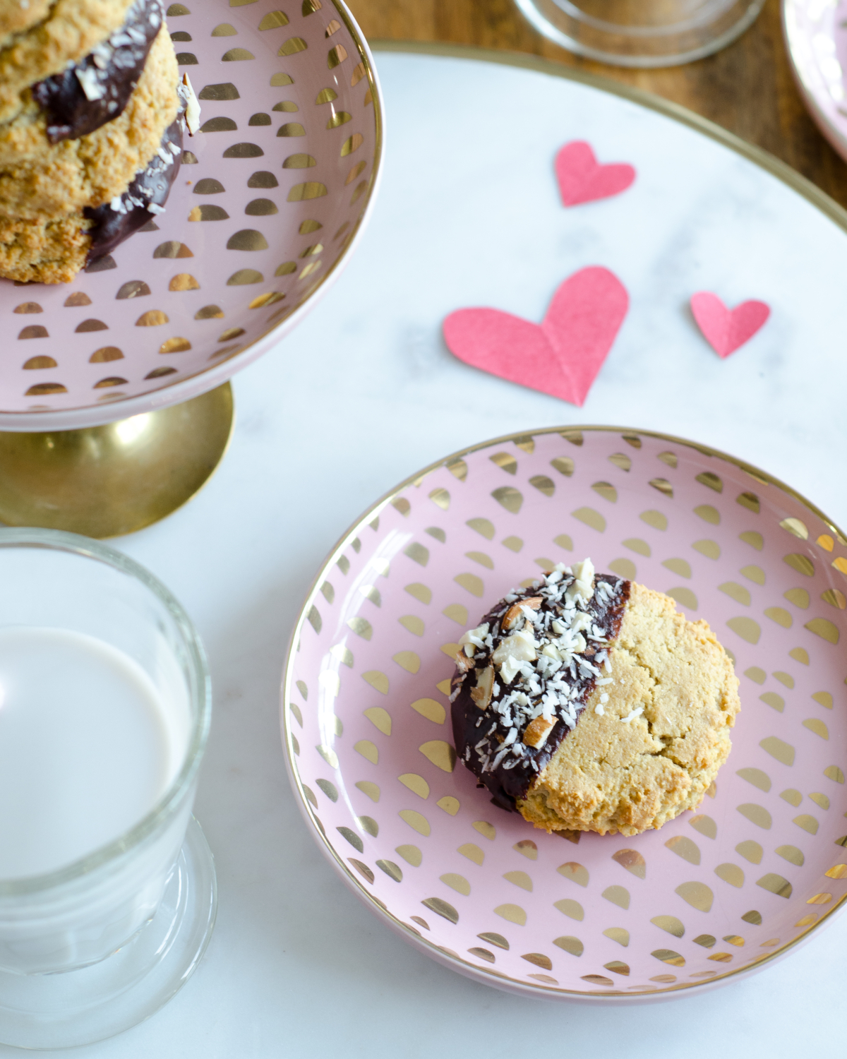 A paleo cookie recipe so delicious you'll forget you're eating healthy! Almond, coconut, and chocolate cookies for those looking for a healthy cookie recipe or just a little something sweet and tasty!