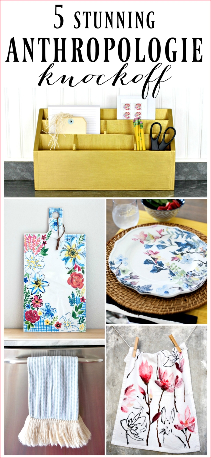 Five awesome Anthropologie knockoff projects for the kitchen!