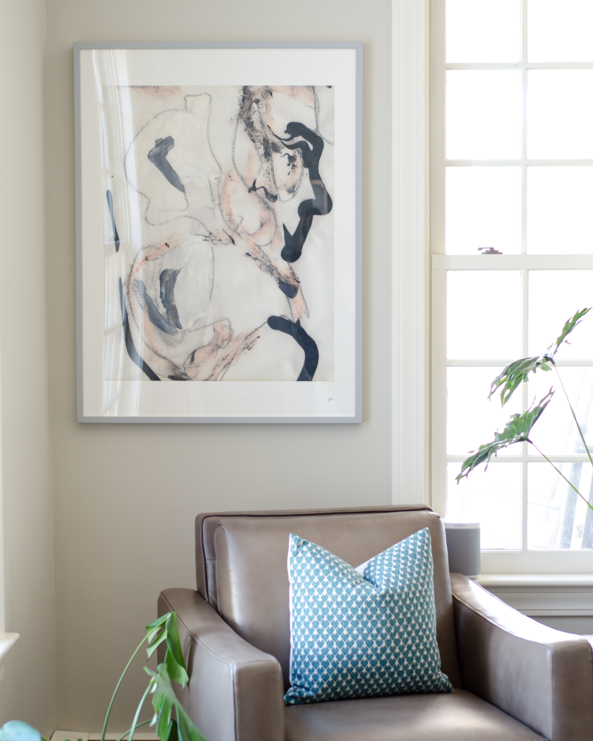 Custom framed art prints and practical, actionable tips on how to choose artwork for a room