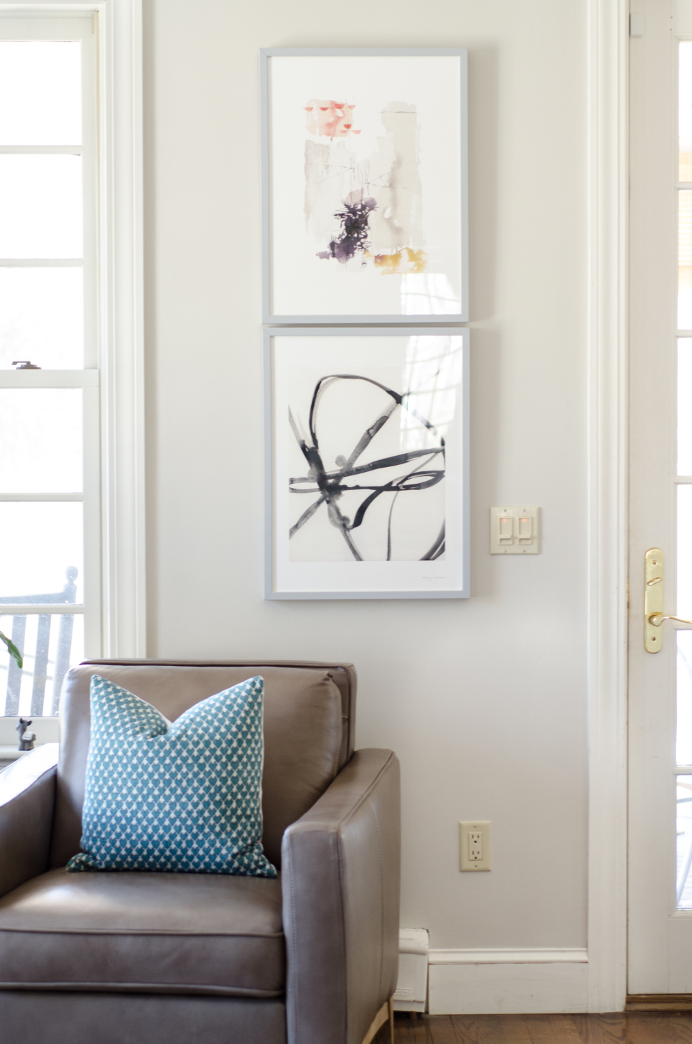 Custom framed abstract art prints