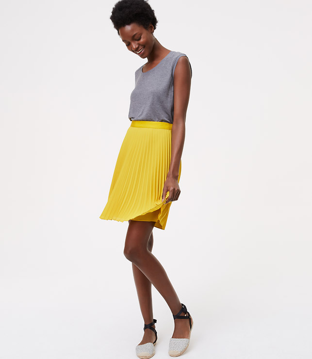 Pleated skirt on sale loft