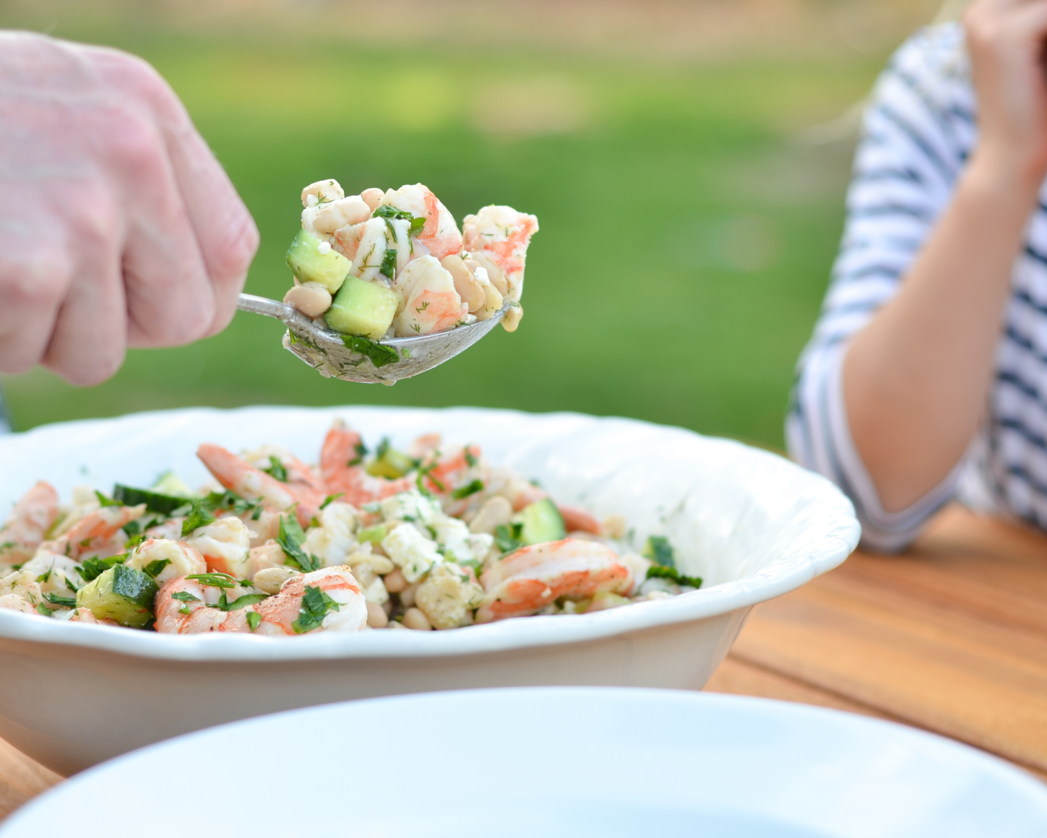 An easy, healthy, make-ahead cucumber shrimp salad recipe, perfect for weeknight dinner and summer entertaining!