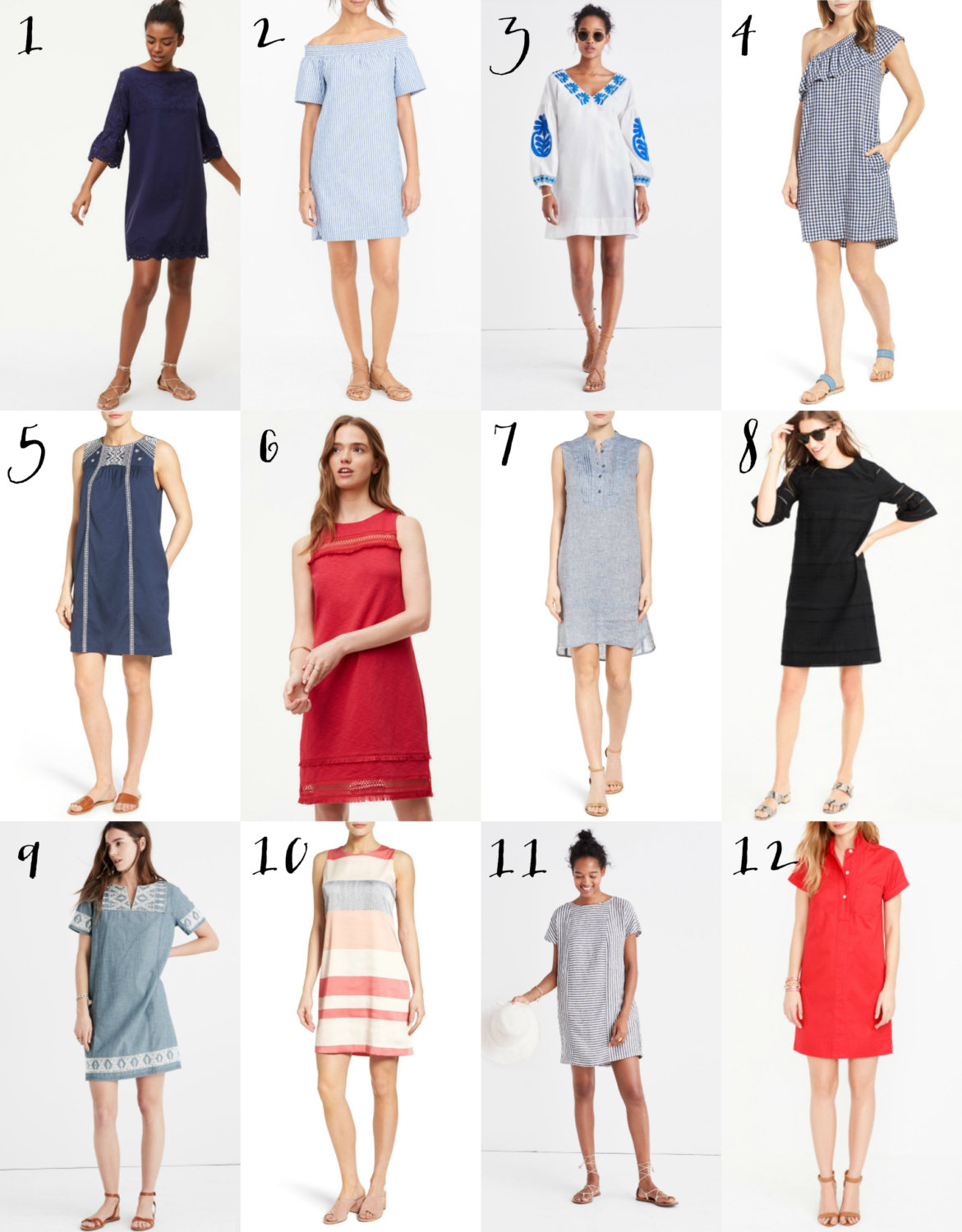 best shift dresses