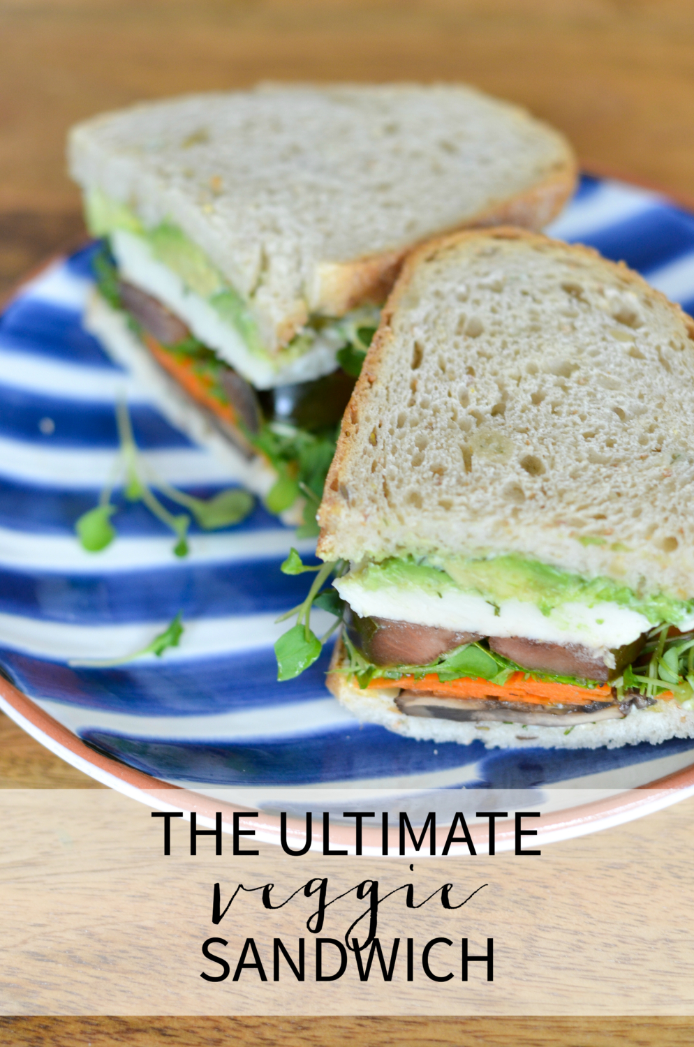 The ultimate vegetarian sandwich recipe - you do not have to wait for a restaurant to make you an amazing veggie sandwich for lunch. Feed yourself well at home in about 15 minutes! 