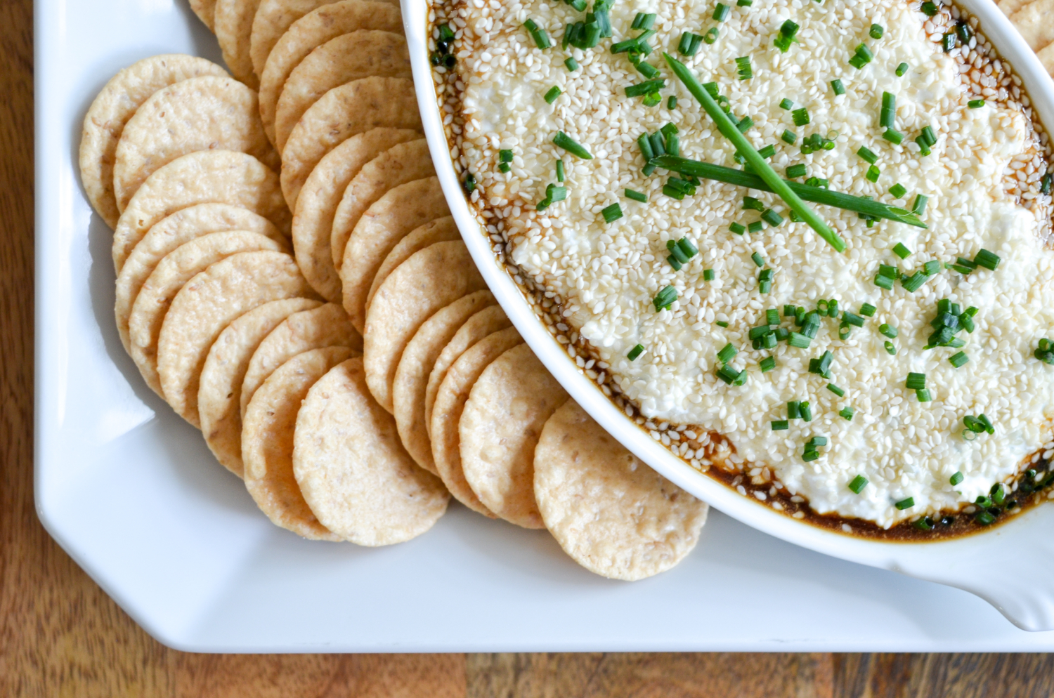 A vegetarian sushi dip appetizer recipe that has all the sushi flavor you love and none of the work of making sushi at home!