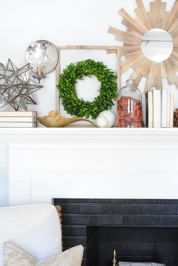 Fall mantle plus ten simple, easy fall decorating ideas you can bring into your home this season for perfect, subtle fall charm.