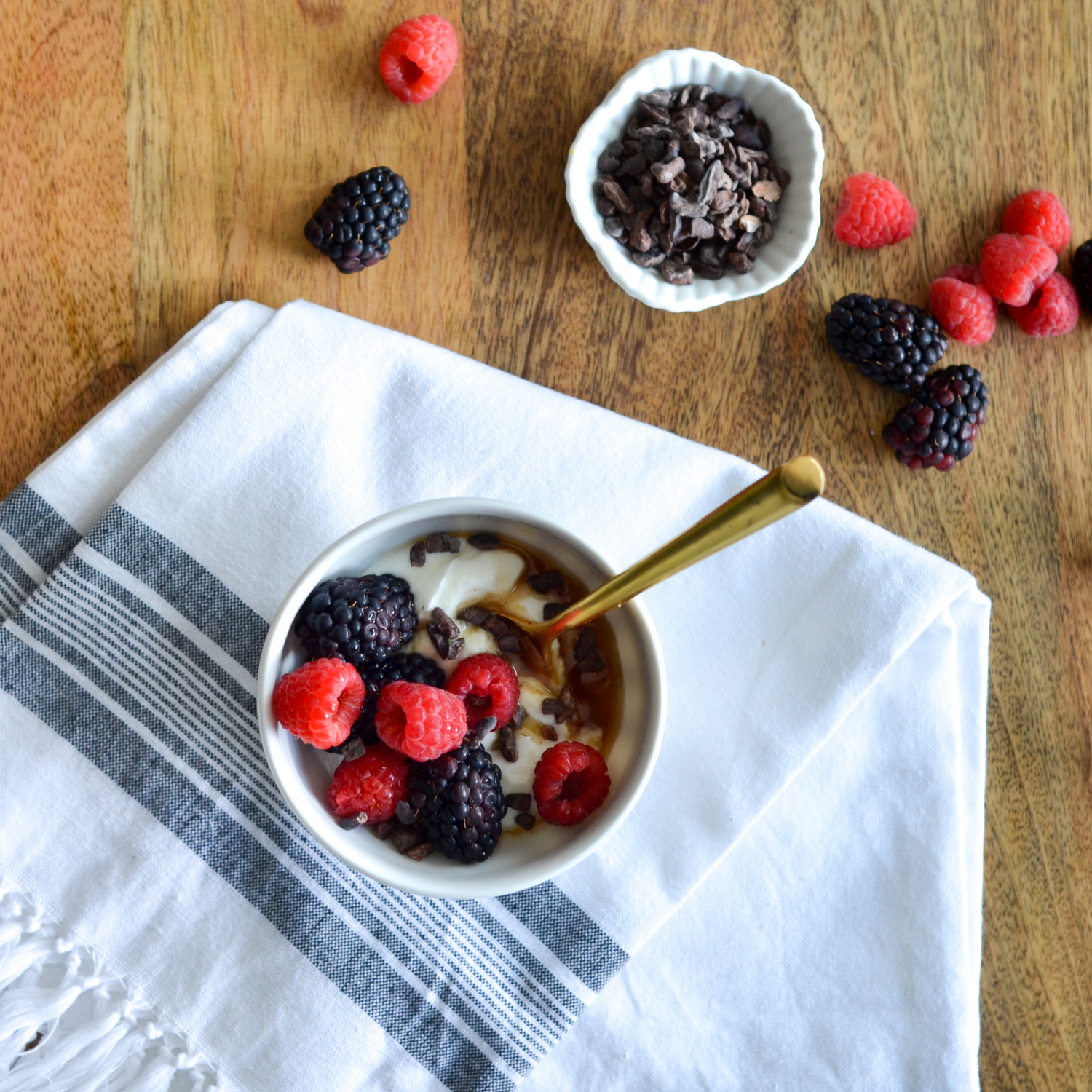 Five easy, no bake, healthy dessert ideas sure to satisfy your sweet tooth!