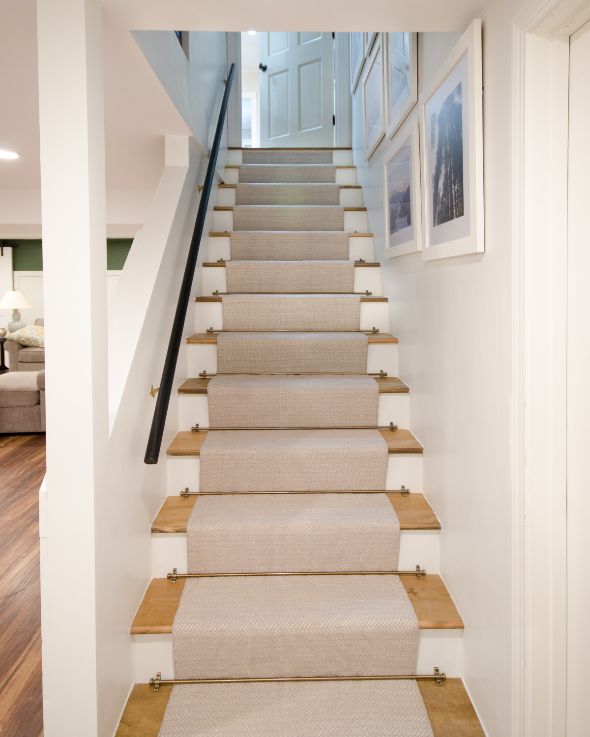 An easy tutorial showing you how to install a stair runner yourself!