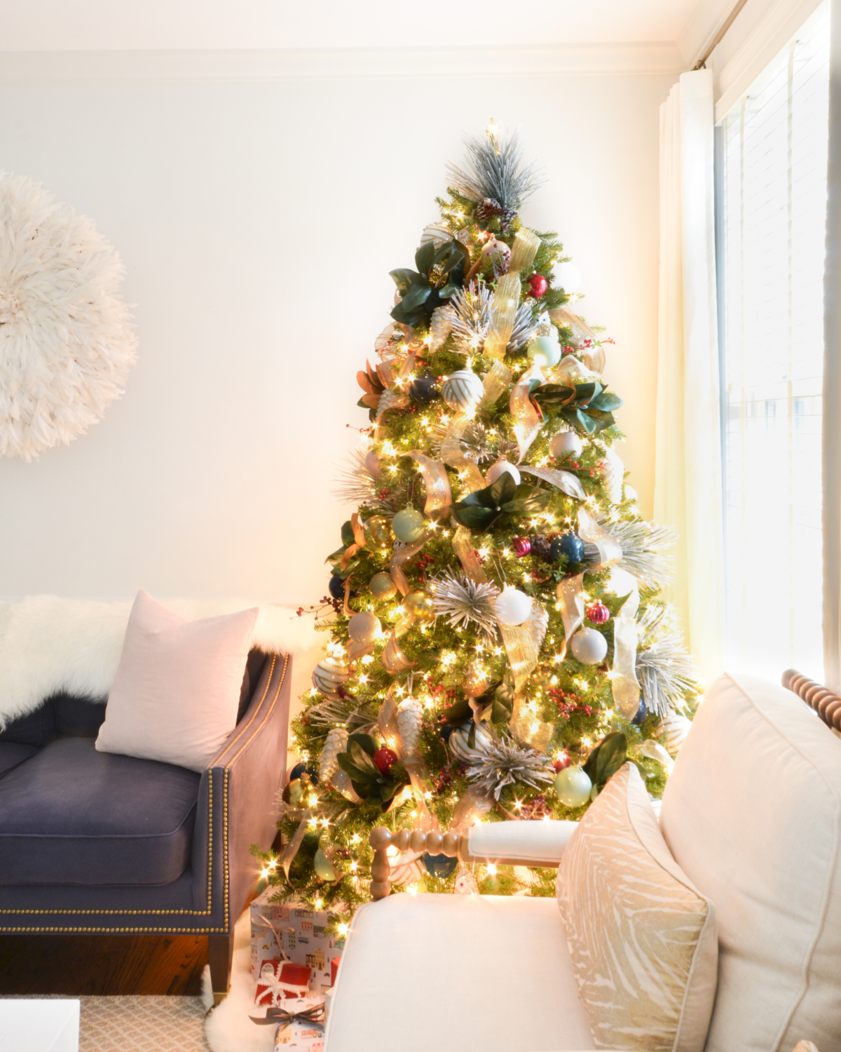 How to decorate an artificial Christmas tree