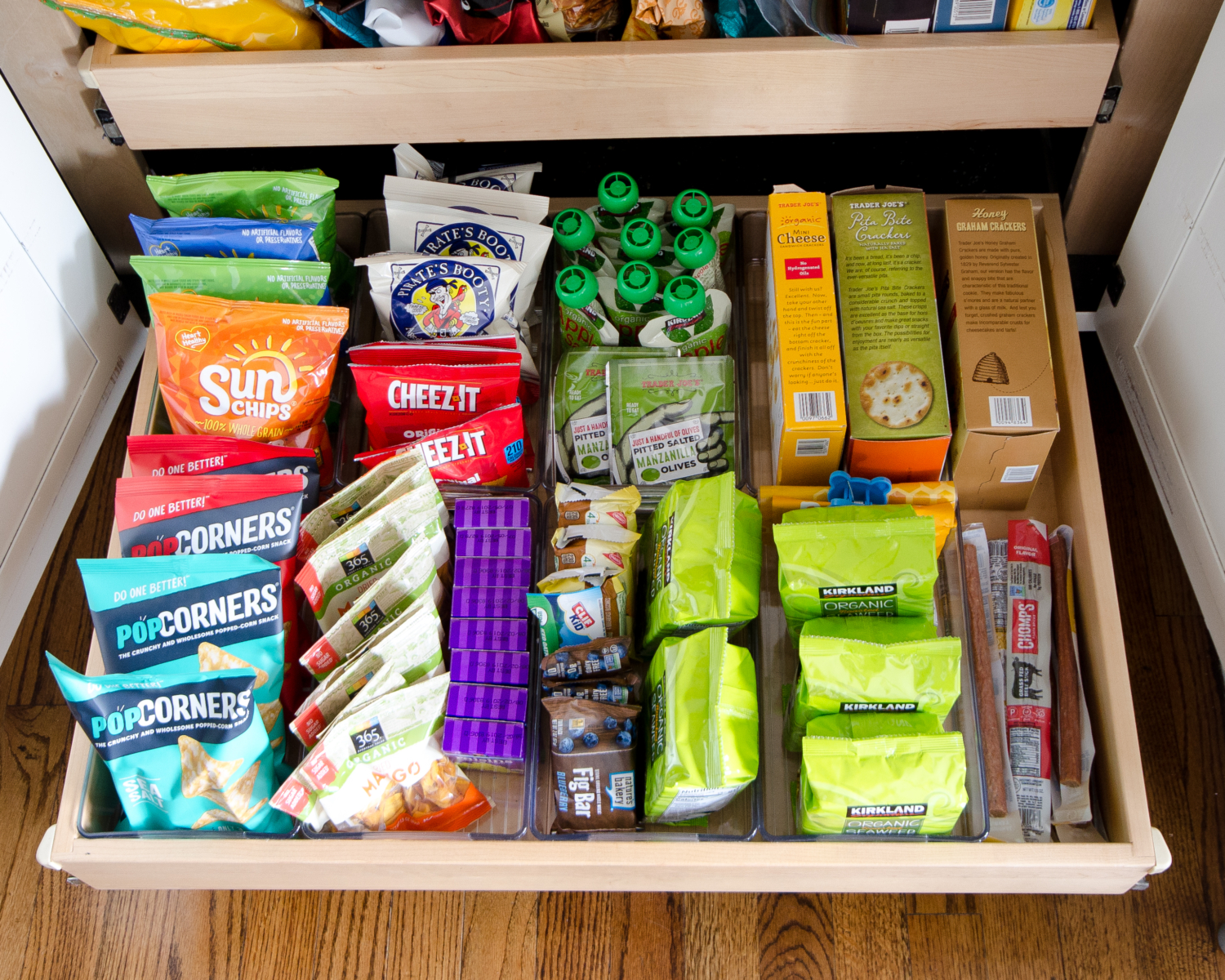 Snack Drawer Organizers Design Ideas